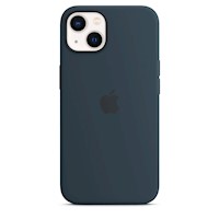 Silicone case IPHONE 15 Azul Abismo + lamina de vidrio